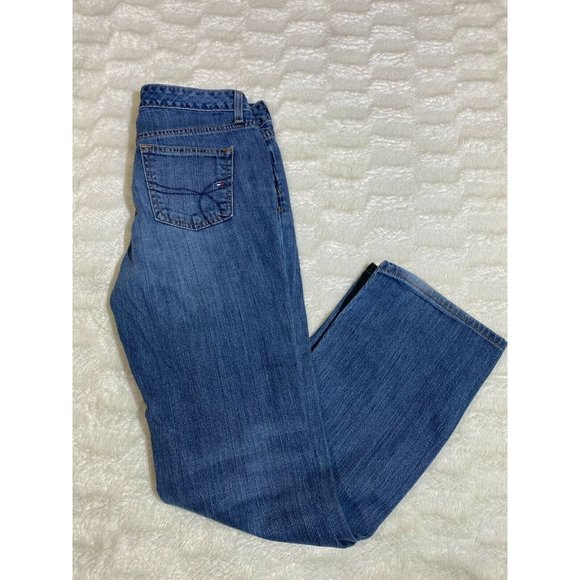 Tommy Hilfiger Women Boyfriend Bootcut Jeans 30x30 - Picture 3 of 11